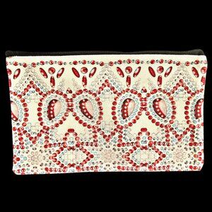 Visual Bliss Co Direct to Garment Printed on a Small Canvas Zip Bag